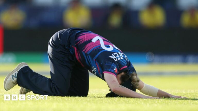 Women’s T20 World Cup: Scotland agonisingly short of famous win over West Indies
