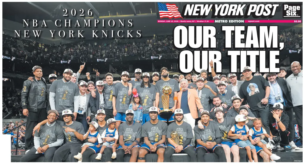 The Knicks won their first championship in more than 50 years.