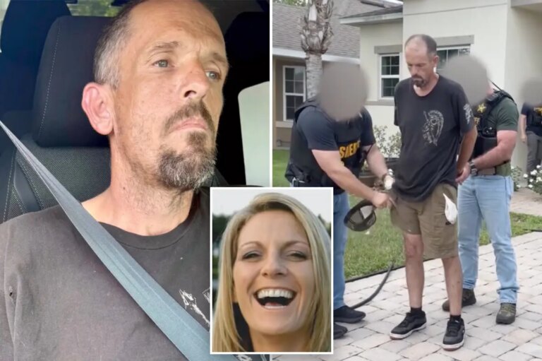 Boyfriend who watched longtime partner mauled to death by pit bulls arrested after cops find three dead dogs in trailer