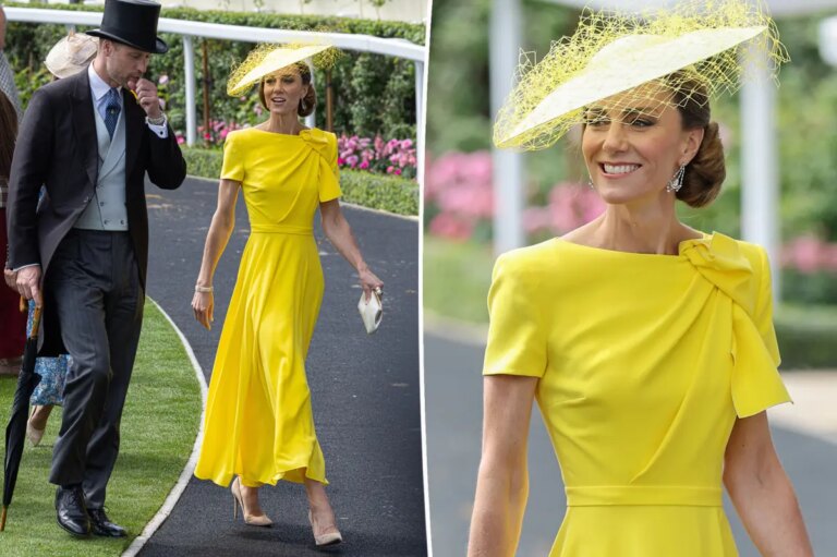 Kate Middleton steps out at Royal Ascot 2026 in sunny yellow dress
