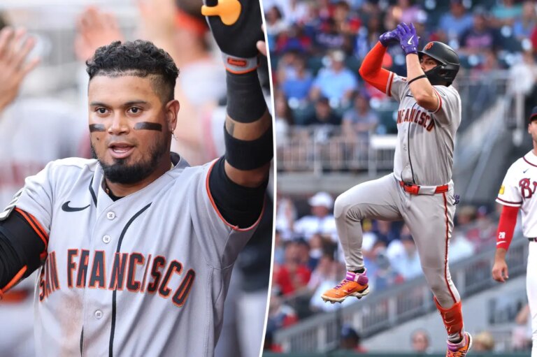 Luis Arraez, Bryce Eldridge power Giants to doubleheader sweep over Braves