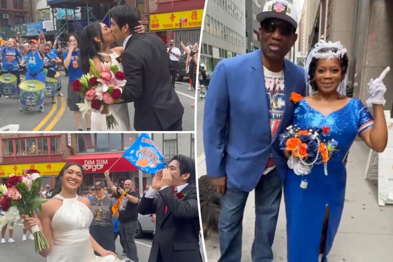 Couple gets married at Knicks’ parade after 53 year engagement