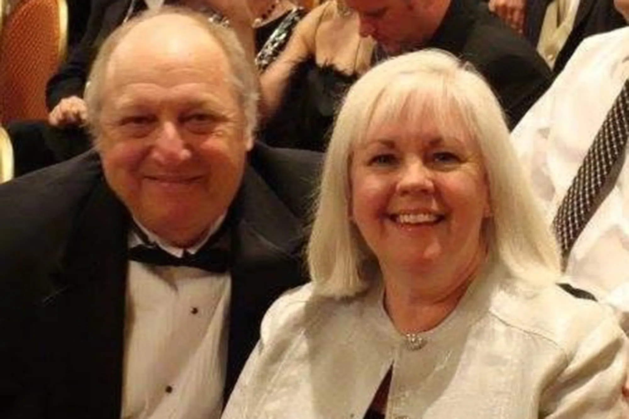 Paul Avery and his wife Sheila smiling at the camera.