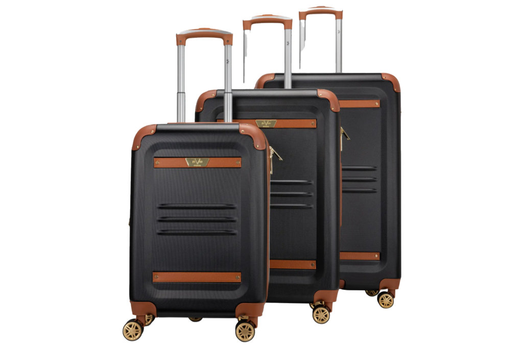 19V69 Italia Vintage 3-Piece Expandable Spinner Luggage Set