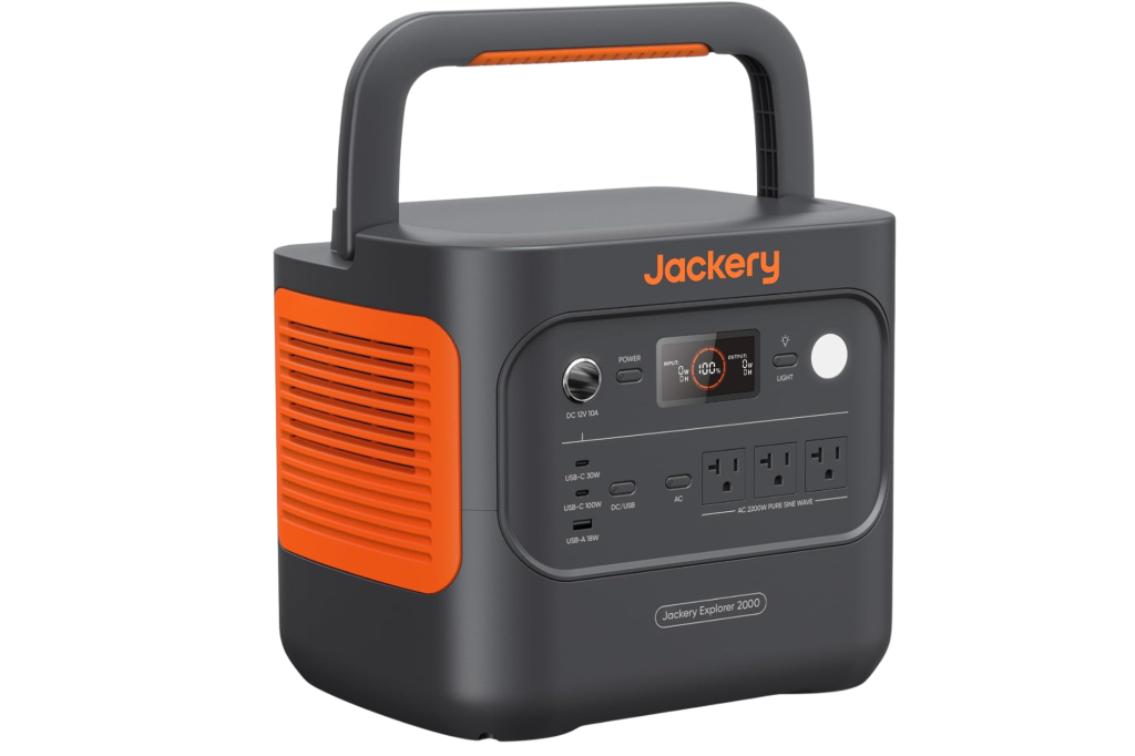 Jackery Explorer 2000 v2 Portable Power Station.