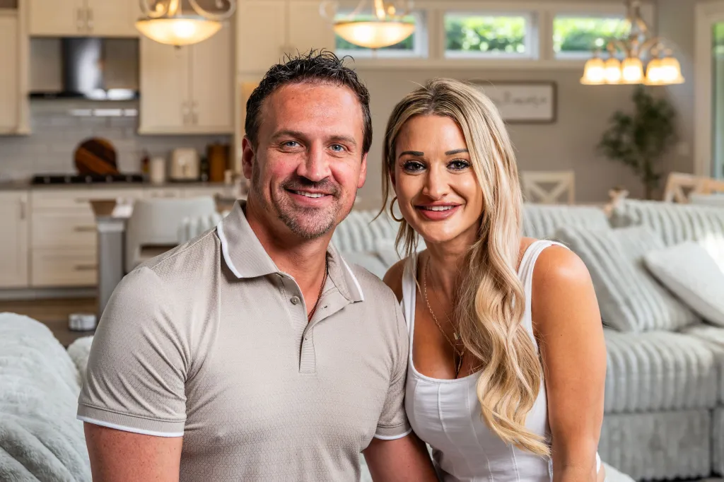 Ryan Lochte and Molly Gillihan in their Gainesville home.