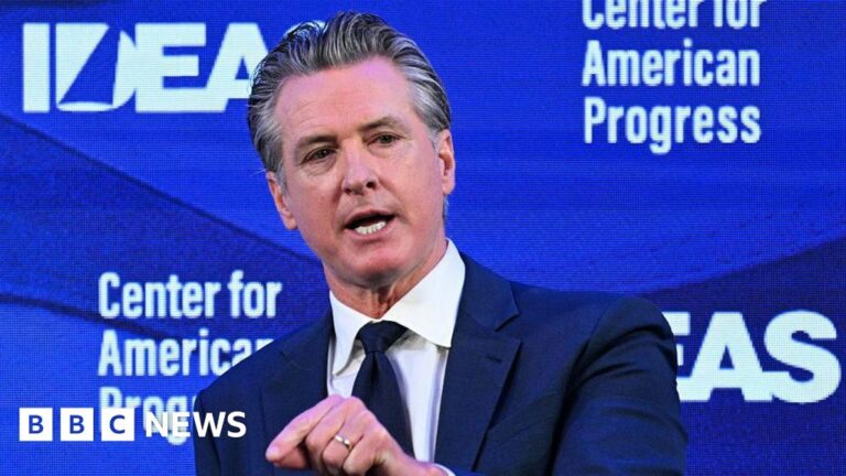 California's Gavin Newsom alleges justice department is investigating his wife and ex-staff at Trump's behest