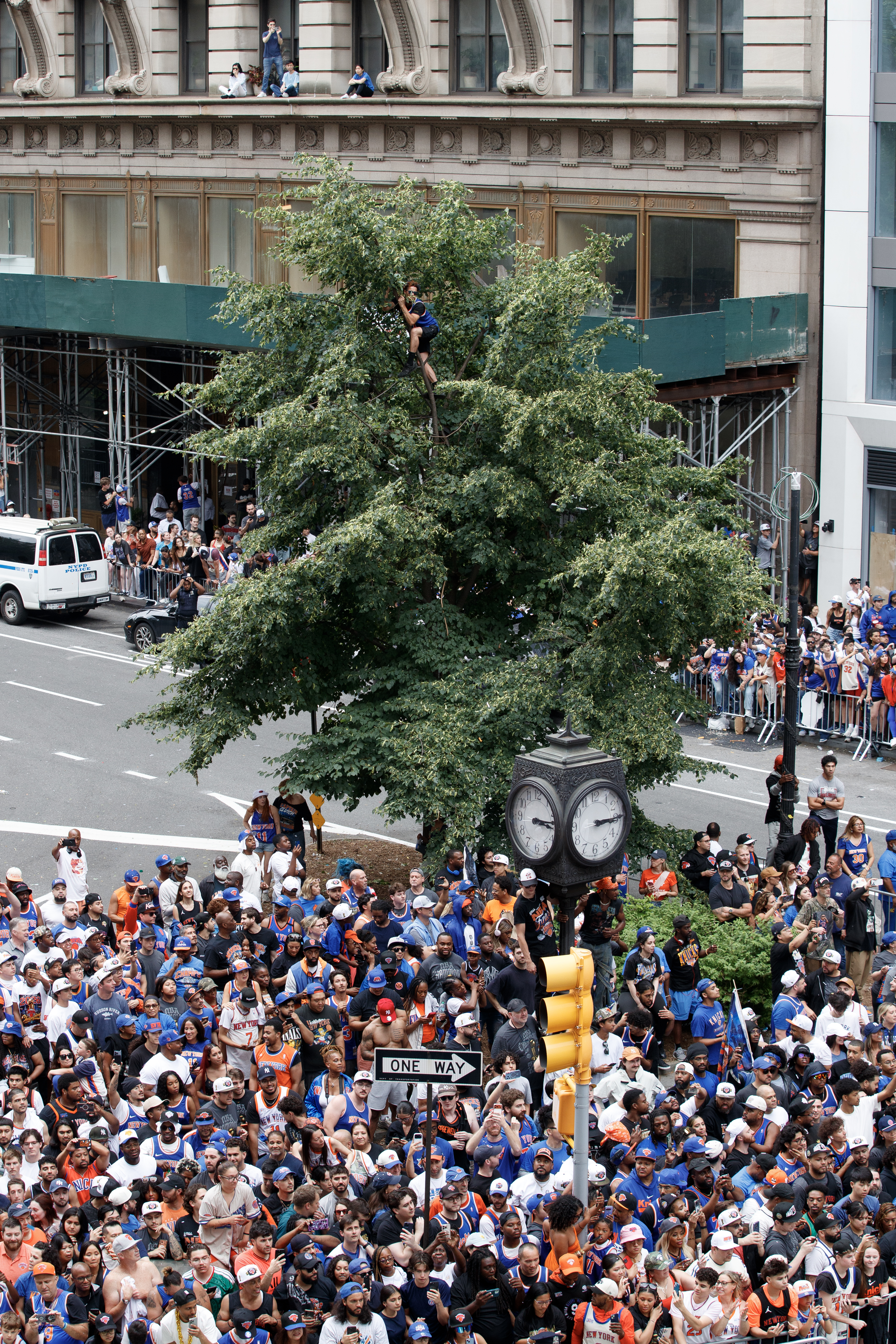 New York Knicks NBA Champions ticker-tape parade.