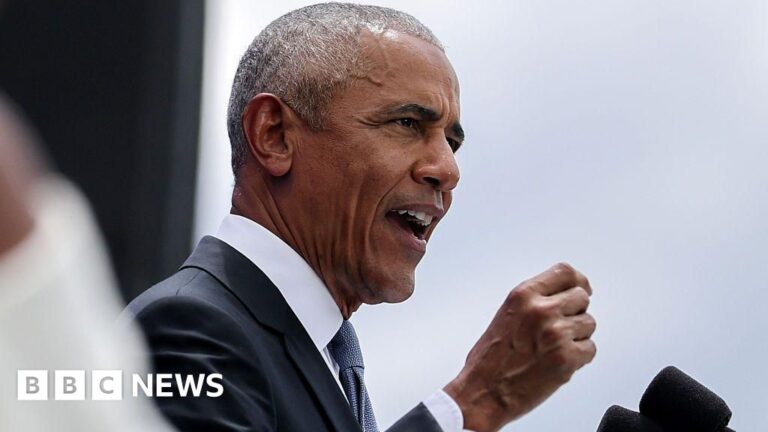 'Living celebration of community': Obamas host star-studded opening of Chicago presidential centre
