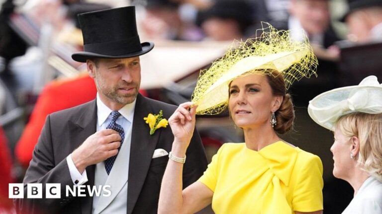 Prince and princess join Royal Ascot racegoers