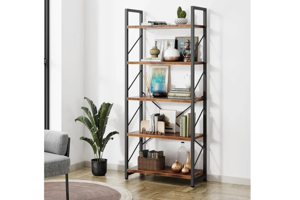 A 5-tier bookcase