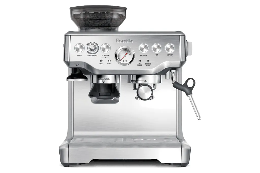Breville Barista Express espresso machine.