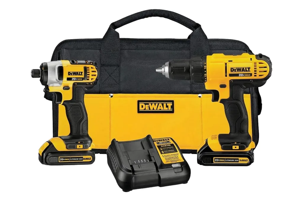 DEWALT 20V MAX Cordless Drill and Impact Driver Power Tool Combo Kit