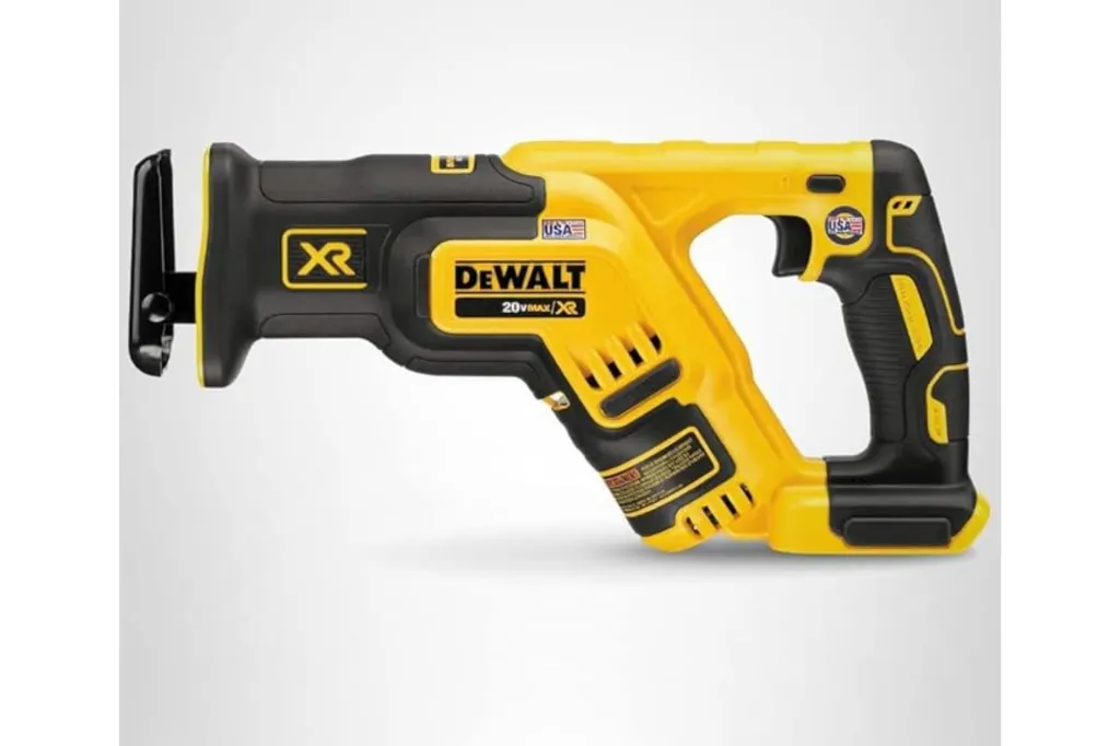 An electric DEWALT saw
