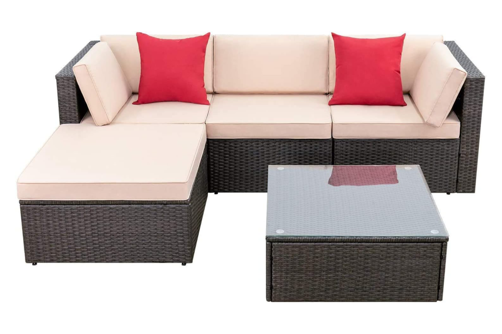Devoko 5-Piece Outdoor Patio Furniture Set
