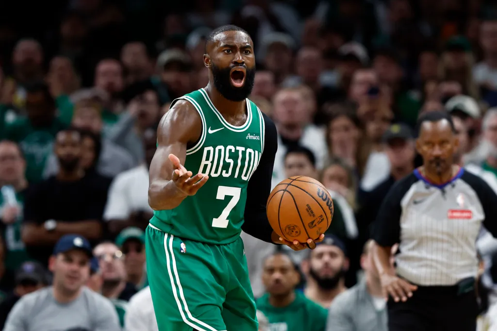 Jaylen Brown continues to be in trade rumors following a career season. 