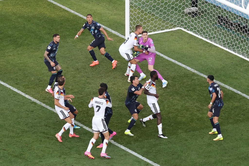 Germany vs. Paraguay World Cup soccer match in 2026.