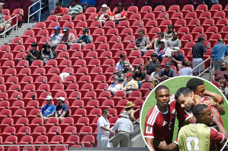 Low fan turnout seen in FIFA World Cup matchup in Santa Clara