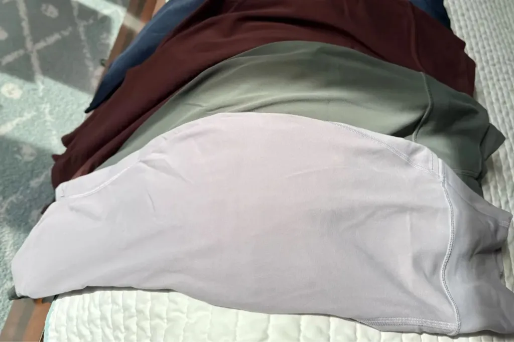 A stack of leggings.