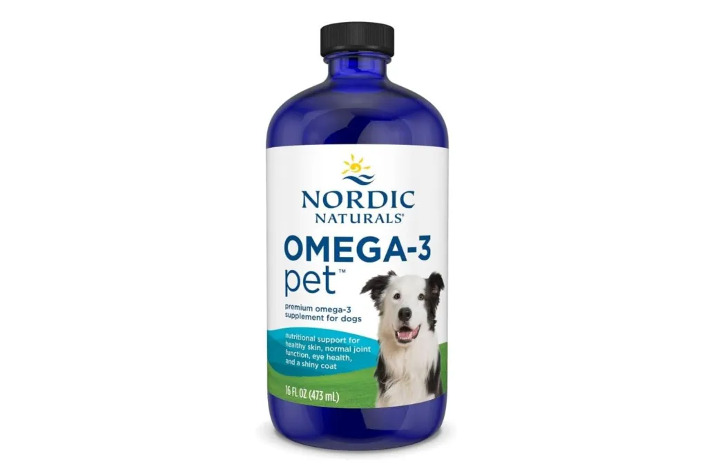 A bottle of Omega-3 Pet