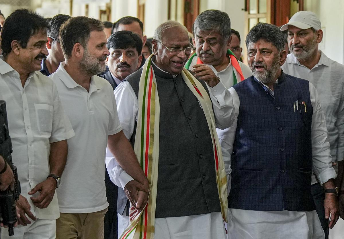 The leaders are expected to discuss the Cabinet expansion with the Congress high command, including Rahul Gandhi and Mallikarjun Kharge.