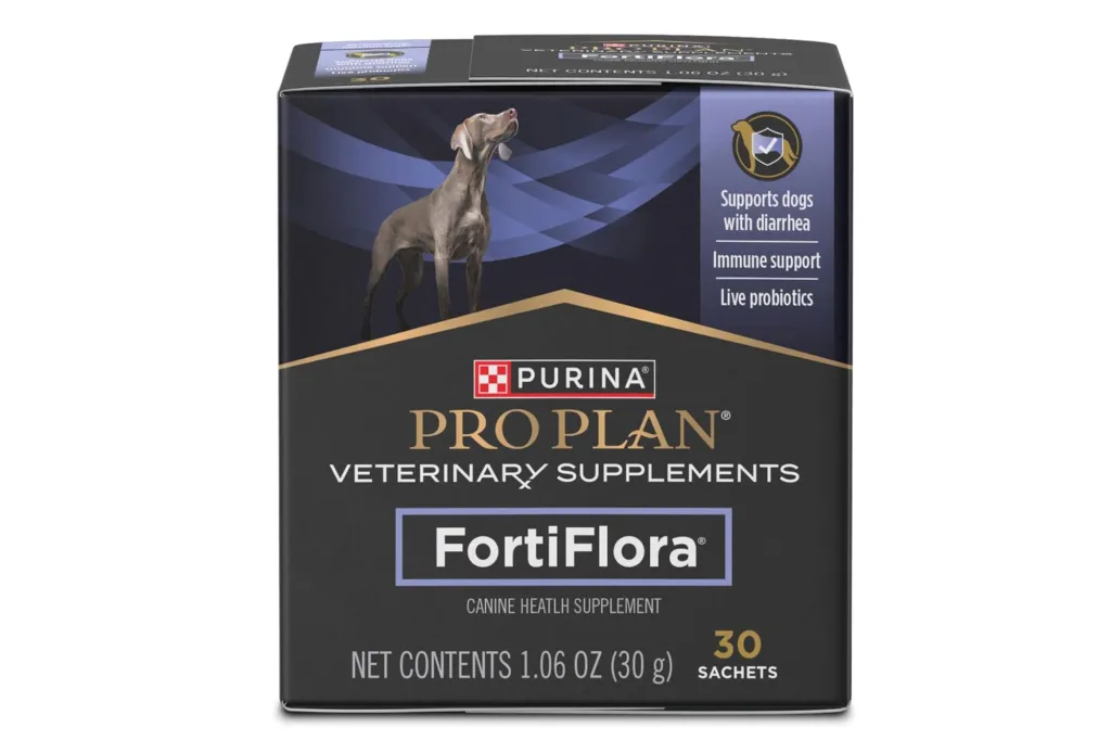 A box of Purina Pro Plan probiotics