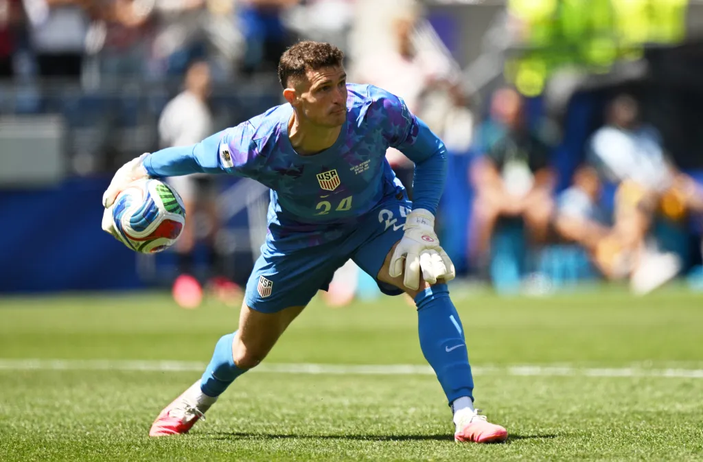 Matt Freese of the U.S. in action.