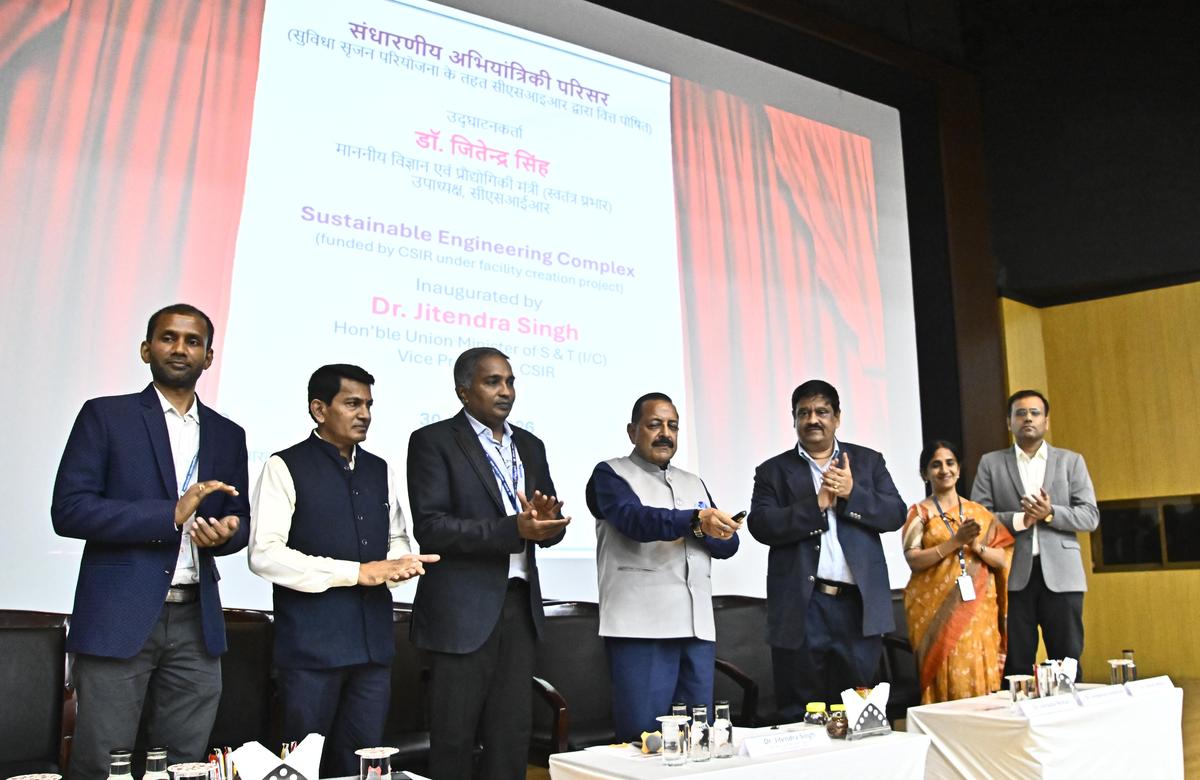 Union Minister of State for Science & Technology, Dr. Jitendra Singh, inaugurating  Advanced R&D facilities at CSIR–Indian Institute of Chemical Technology (CSIR-IICT), in Hyderabad on Tuesday, June 30, 2026.