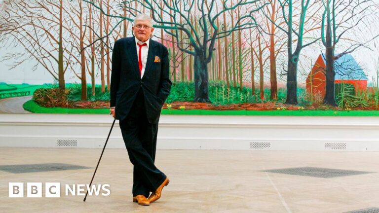 British artist David Hockney's life in pictures