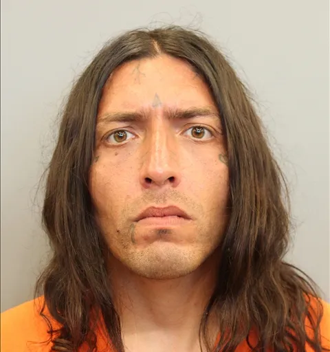 Mugshot of Anthony Cerda, 34, who is charged with capital murder.
