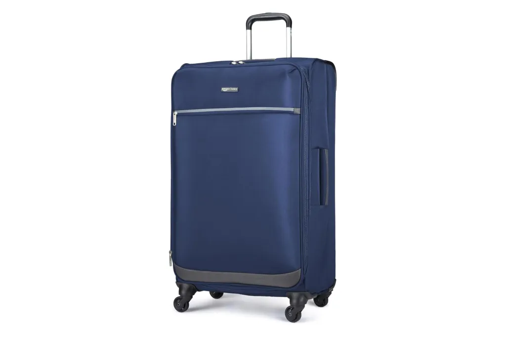 Navy soft suitcase