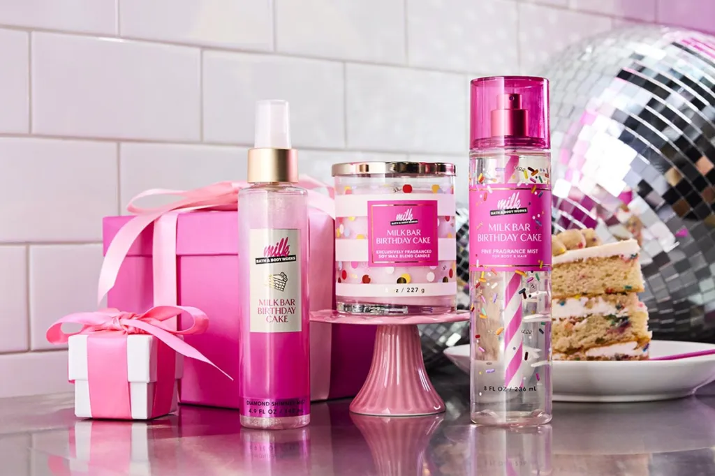 Bath & Body Works Milk Bar collab