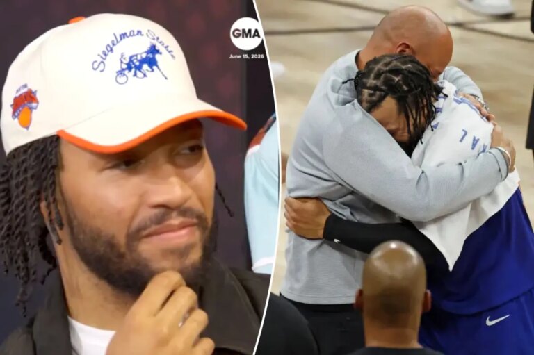 Jalen Brunson let out emotions after NBA title that were pent up for a’lifetime’