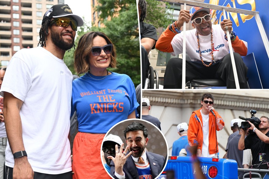 All the celebs at the Knicks Parade: Timothée Chalamet, Mariska Hargitay, more