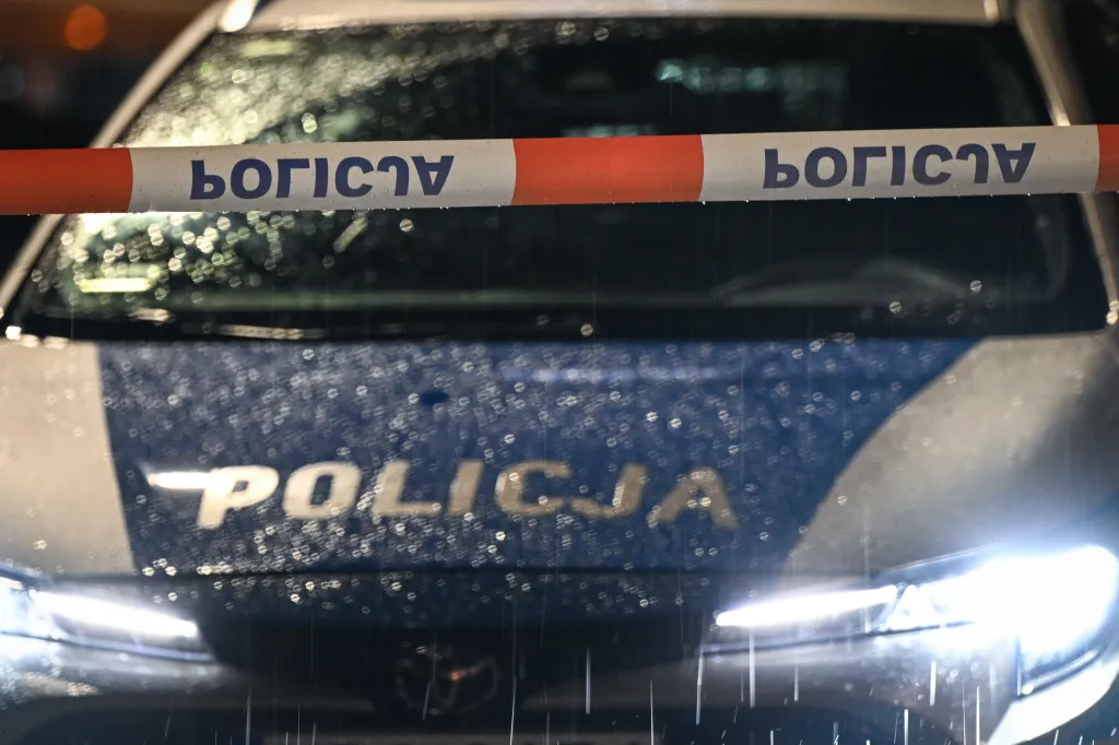 A Polish police car