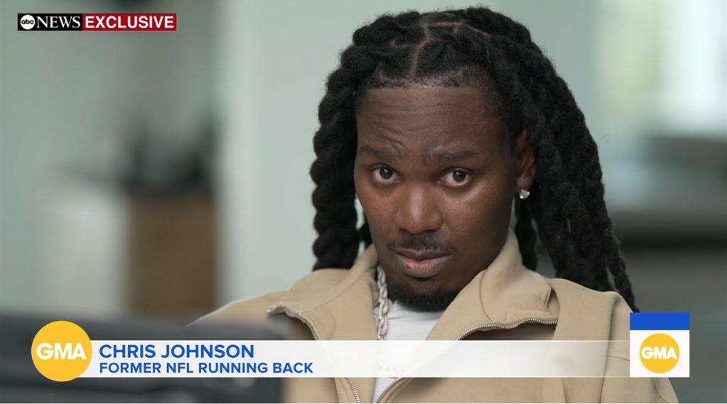 Former NFL running back Chris Johnson.