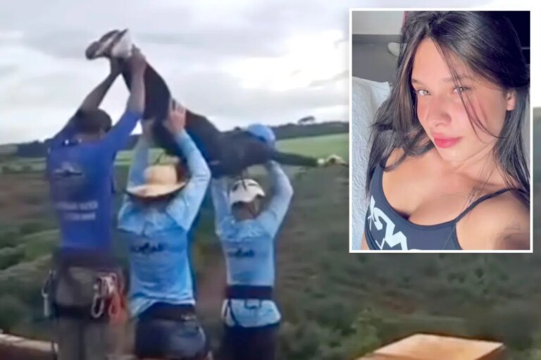 Distraught mom rages after daughter fatally thrown off Brazilian bridge without bungee cord: ‘That damned rope’