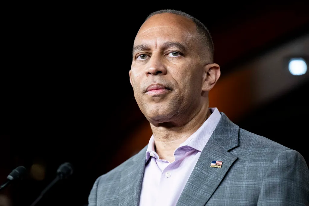 June 11, 2026, Washington, District Of Columbia, USA: House Minority Leader HAKEEM JEFFRIES (D-NY) speaking at a press conference at the U.S. Capitol in Washington, D.C. (Credit Image: © Michael Brochstein/ZUMA Press Wire)