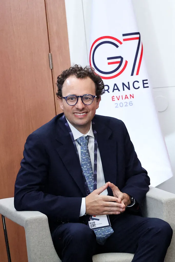 Anthropic CEO Dario Amodei pictured at G7 Summit in France.