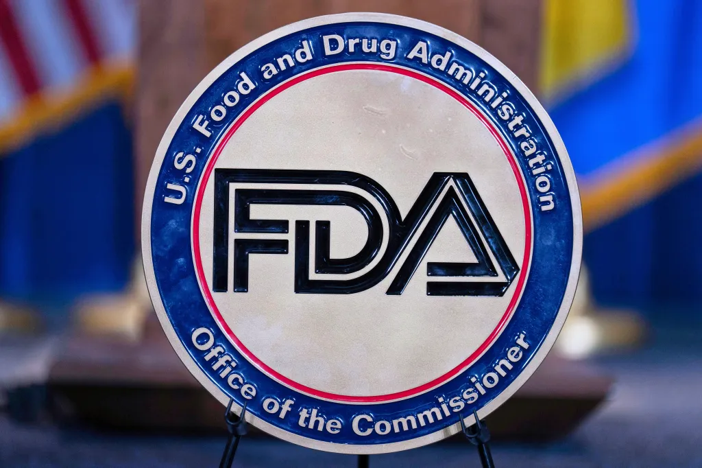 The FDA seal with the words "U.S. Food and Drug Administration, Office of the Commissioner."