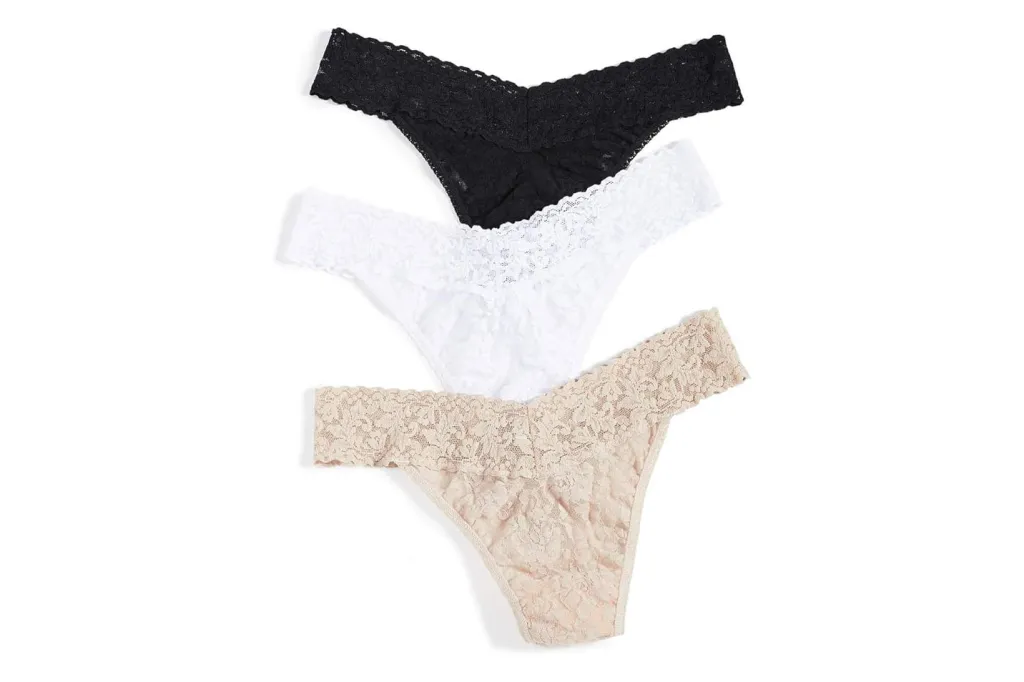 A group of underwear on a white background
