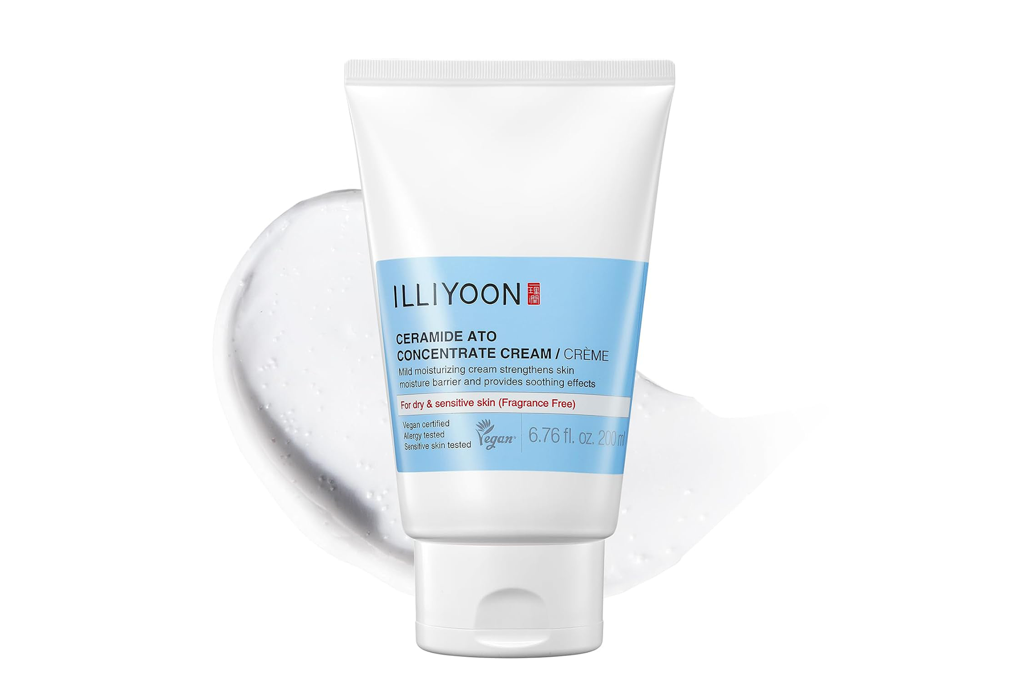 Tube of Illiyoon Ceramide ATO Concentrate Cream.
