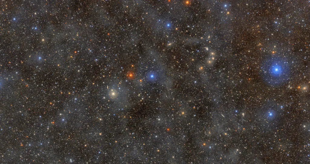Stars in the constellation Lupus captured by the Vera C. Rubin Observatory.