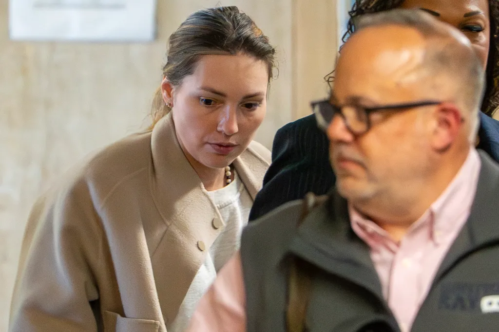 Jessica Mann entering court.