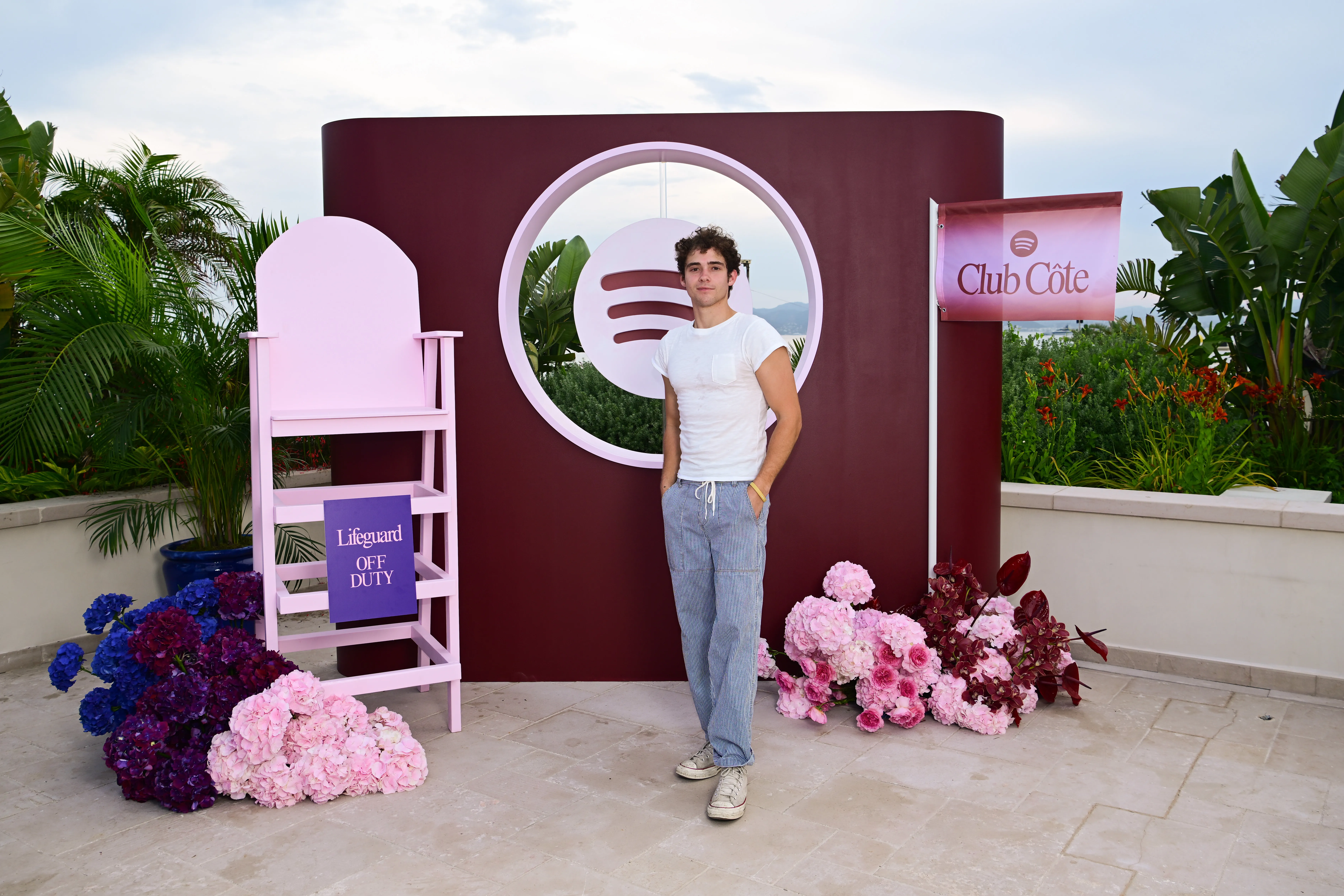 Joshua Bassett attends the Spotify Beach Opening Night Soriée.