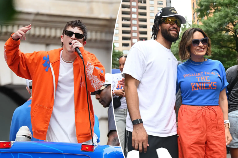 The celebs that showed up in style for the Knicks Parade celebration