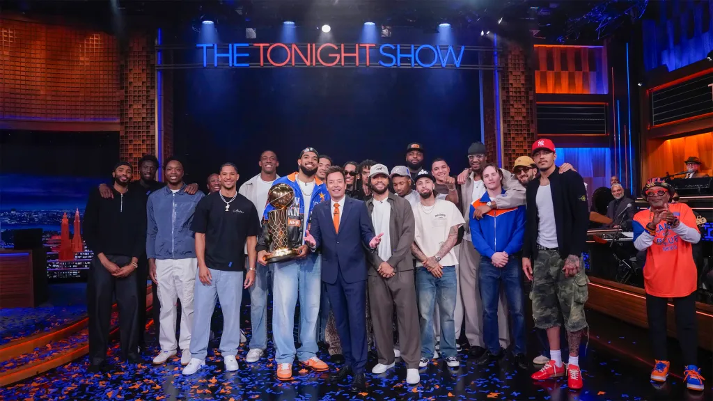 The Knicks were on "The Tonight Show Starring Jimmy Fallon."