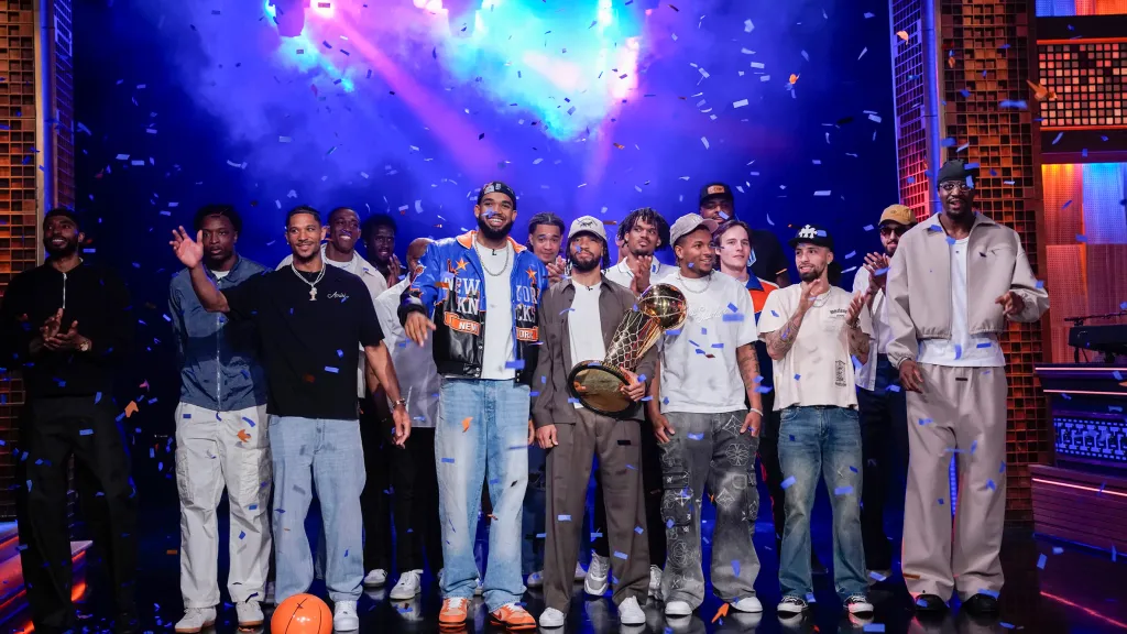 The Knicks joined "The Tonight Show Starring Jimmy Fallon" on June 15.
