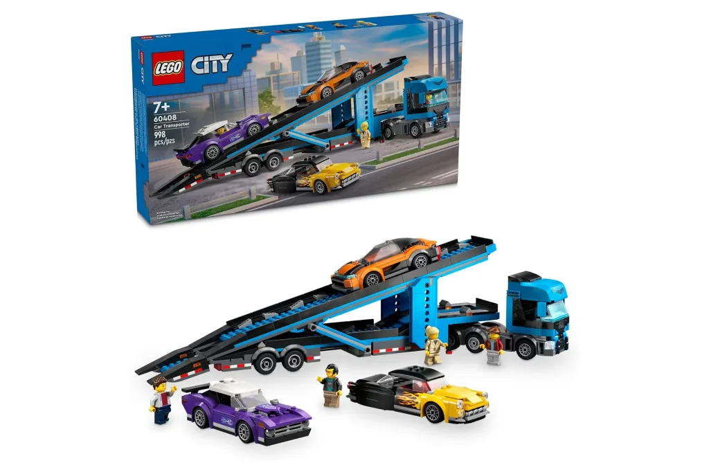 lego city car transporter
