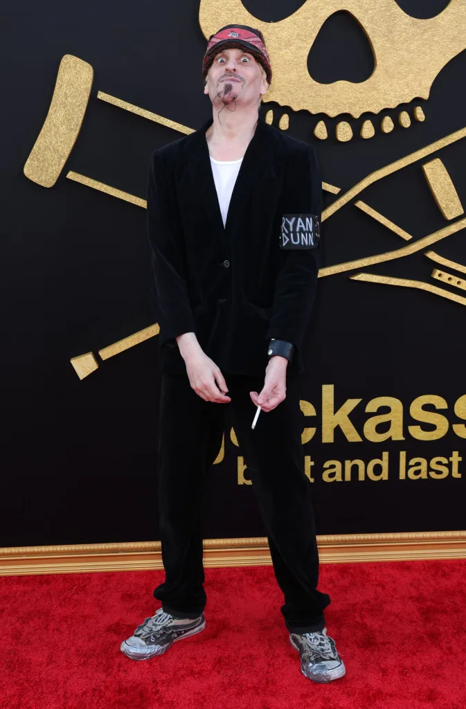 Loomis Fall at the 'Jackass Best and Last' Film Premiere in Los Angeles.
